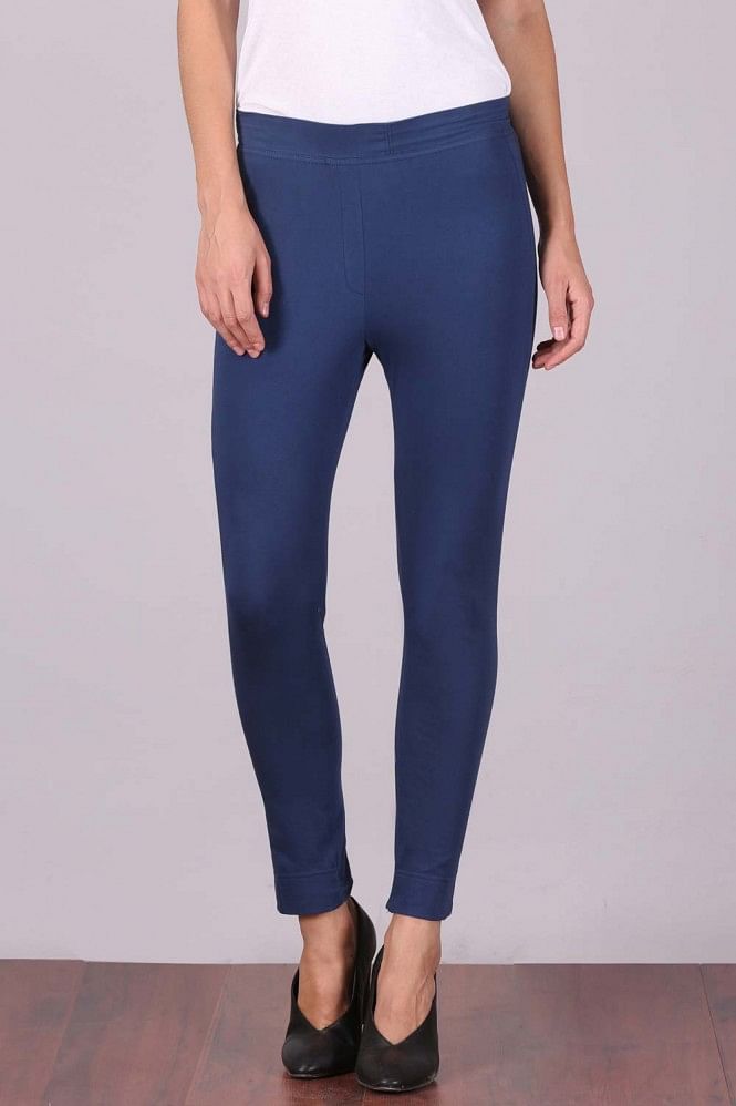 Buy online Orange Solid Full Length Leggings from winter wear for Women by  Aurelia for ₹700 at 42% off | 2024 Limeroad.com