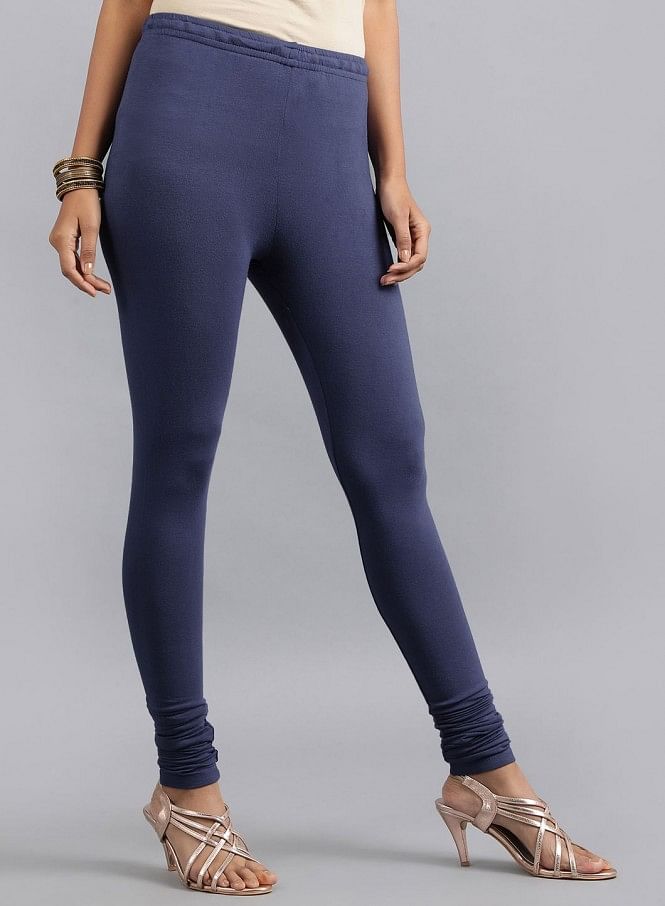 Buy W Solid Acrylic Regular Fit Womens Leggings | Shoppers Stop