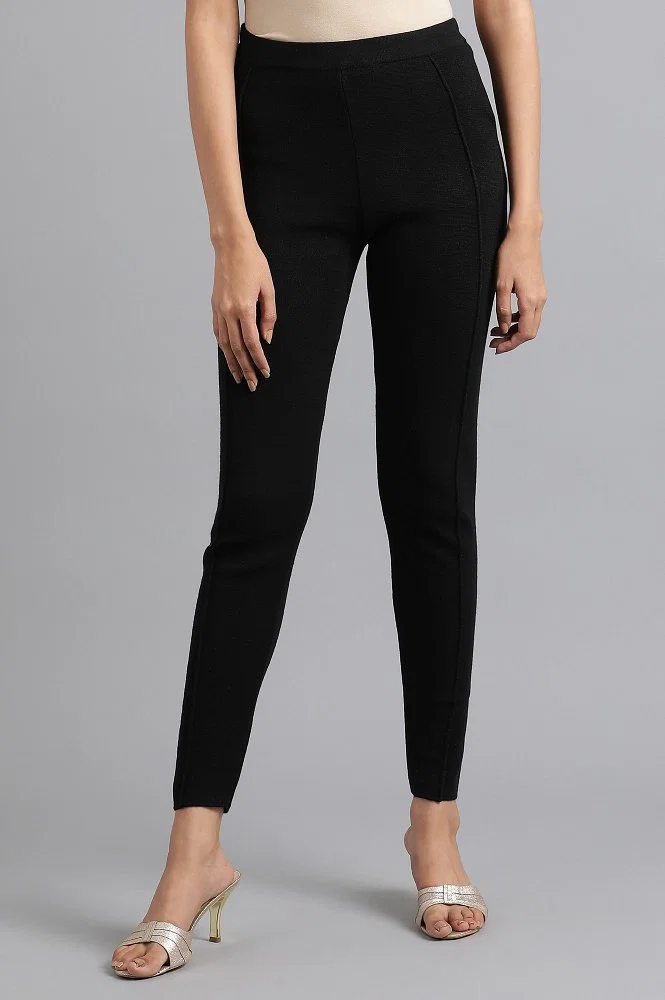 Buy online Black Woolen Legging from winter wear for Women by Carnival for  ₹430 at 59% off