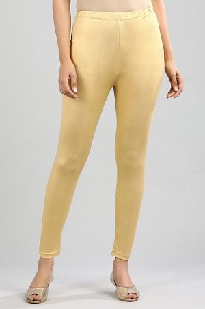Gold Solid Tights