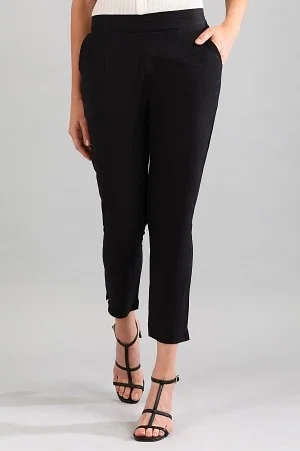 Buy online Women Calf Length Solid Trouser from bottom wear for Women by  Aurelia for ₹899 at 0% off