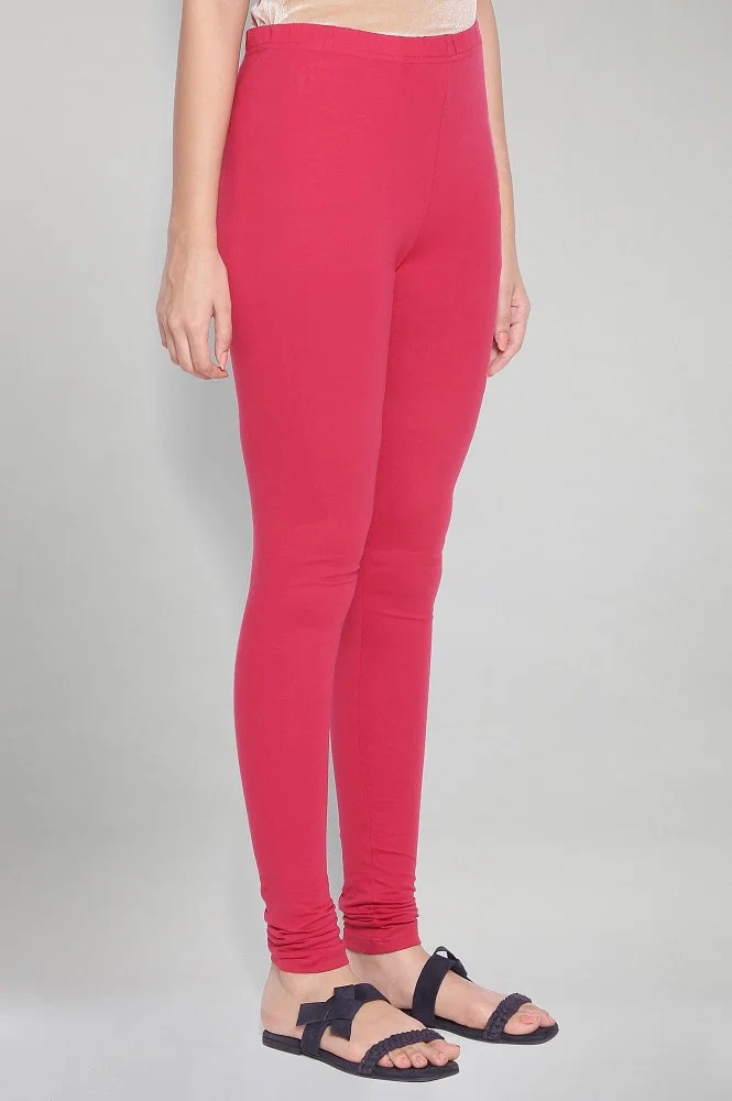 Buy Pink Churidars & Leggings for Women by AURELIA Online