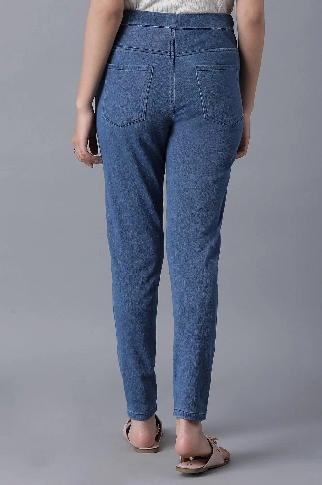 Buy online Light Blue Denim Jeggings from Jeans & jeggings for Women by  Fck-3 for ₹1469 at 23% off