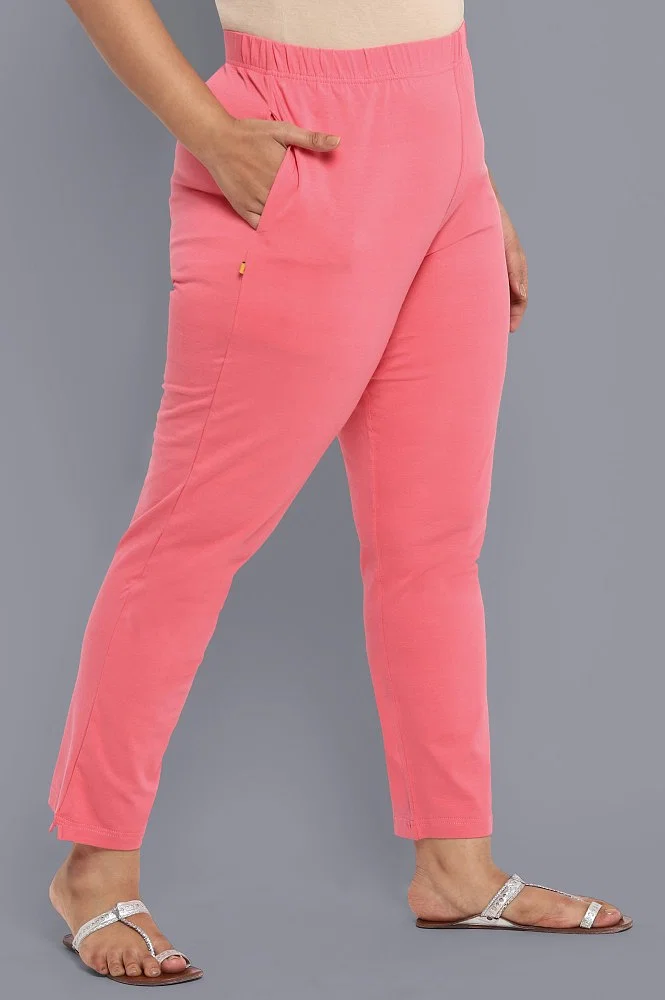 Buy Pink Trousers & Pants for Women by MDS Online
