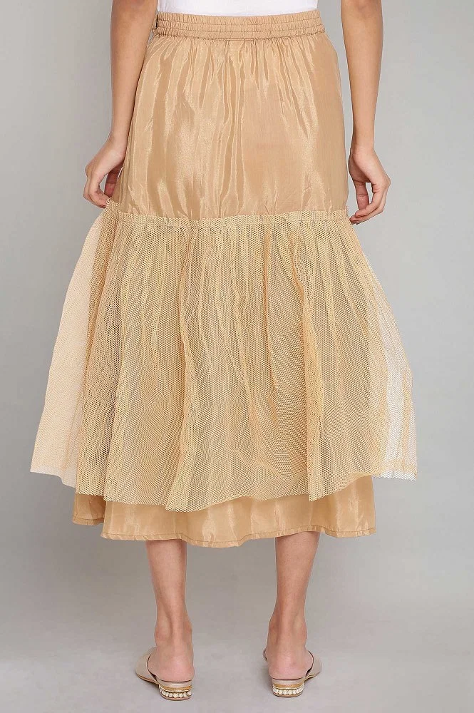 Gold Inner Cancan Skirt