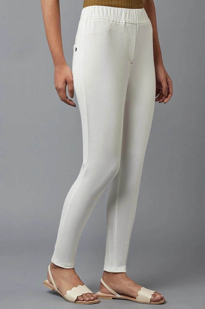 White Jeggings for Women - Up to 70% off