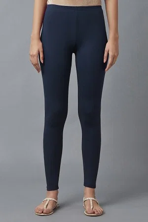 Buy ZIBELL Women's Cotton Lycra Ankle Length Leggings Combo - Comfortable  and Stylish Girl's Legging (Pack of 2 - Black, Navy) (S) at