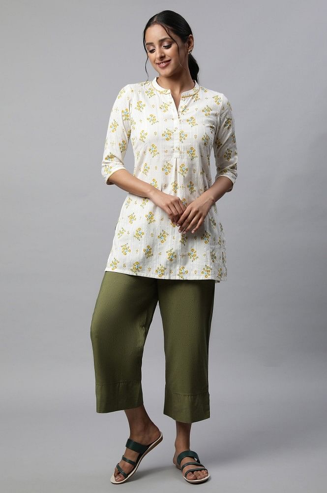 Buy Green Pants for Women by Melange by Lifestyle Online | Ajio.com