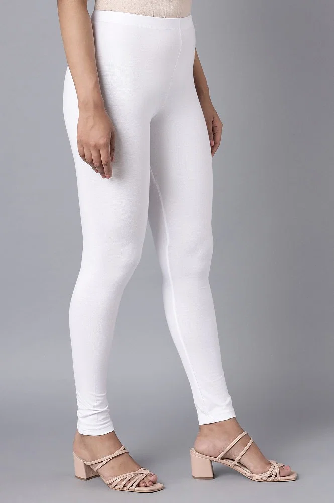 Royal Premium Quality Cotton Leggings for Women XL (White), Slim Fit at Rs  125 in Dadhel