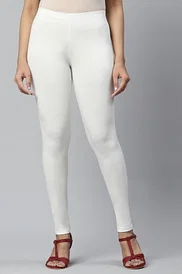 Women's Shinner lycra Leggings in off White (IVORY) color, COD is not – SVB  Ventures