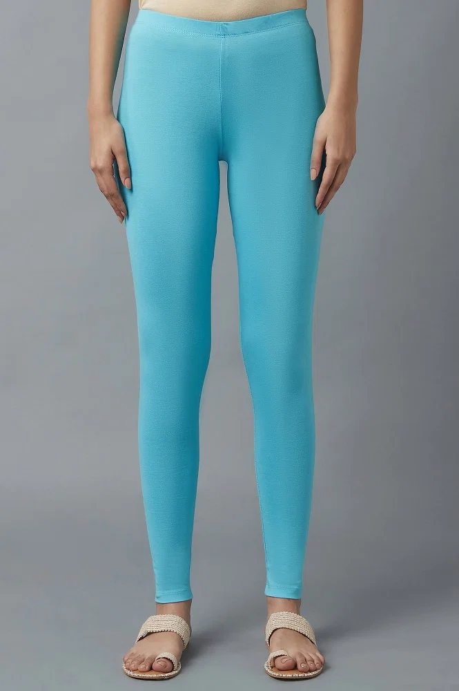 Buy Blue Pintuck Tights Online - W for Woman