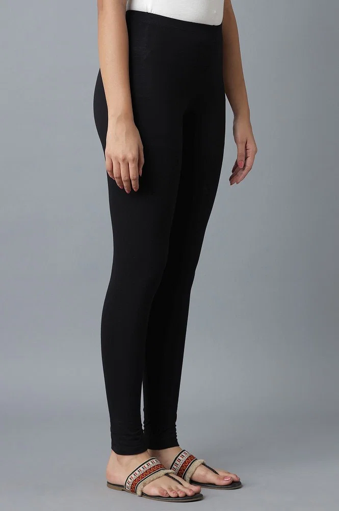 Buy Crepeon Incredibly Personal Women's Super 100% Cotton Elastane Stretch Black  Leggings with Ultrasoft Waistband(Pack of 1) (XL) Online at Best Prices in  India - JioMart.