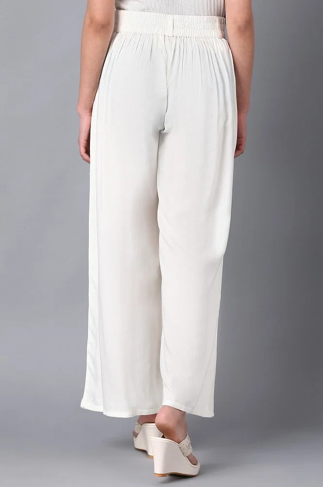 Buy White Palazzo Online - Shop for W