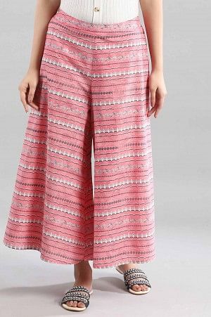 Pink Flared Culottes