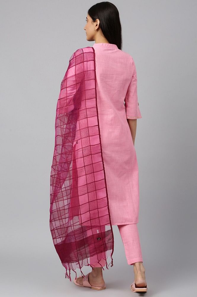 Buy Yellow Dupatta Brocade Embroidery Silk Dupion Kurta Trouser Set For  Women by Tarun Tahiliani Online at Aza Fashions.