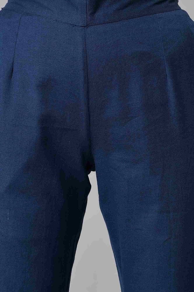 Jessica London Women's Plus Size Stretch Knit Elastic Pull-On Straight Leg  Pants Trousers - 20 W, Navy Blue - Walmart.com