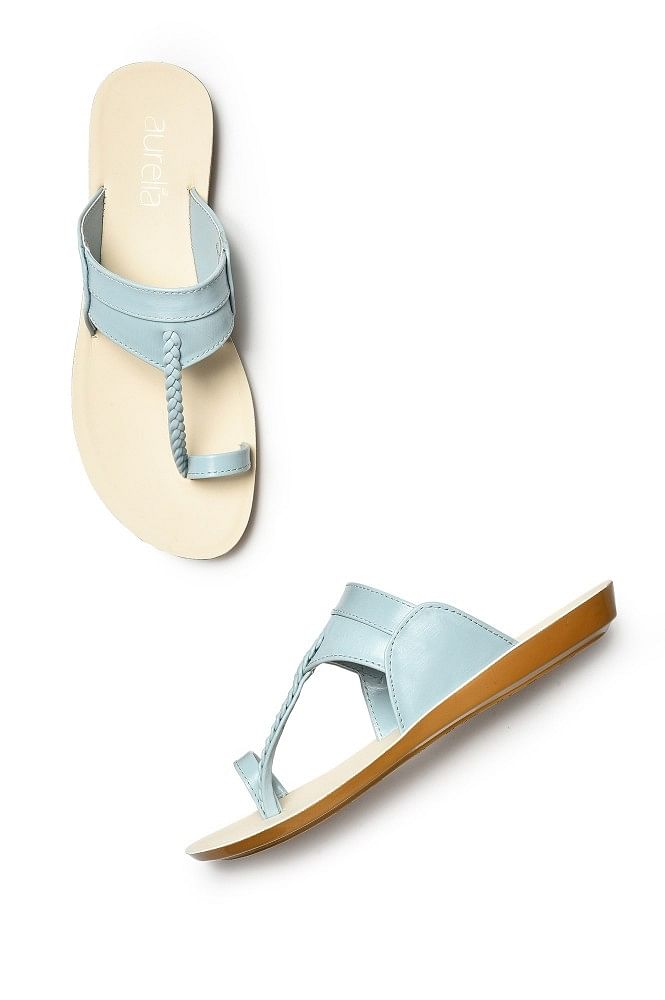 Haciendo Men's Blue Thong Sandals | Aldo Shoes