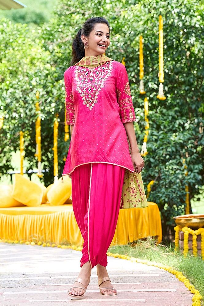 Jaipur Kurti Lingerie Jaipur Kurti Women Rust Ethnic Pirnt Straight Cotton Short  Kurta With Pyjamas Set Of 2 Online  Nykaa Fashion