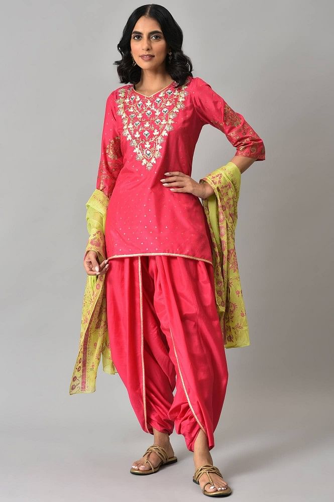 Time To Cheat With Embroidered Anarkali And Go For Trendy Dhoti Pants |  StyleGods