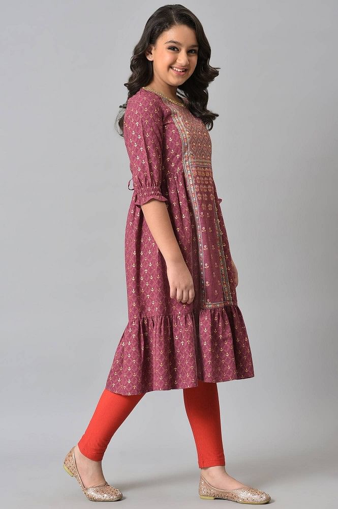 Buy online Fit & Flare Ethnic Dress from ethnic wear for Women by Aurelia  for ₹1220 at 56% off | 2024 Limeroad.com