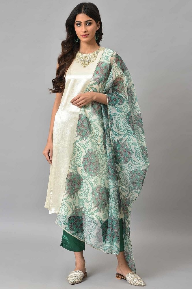 Buy Foil Print Sleeveless Kurta with Palazzos Online at Best Prices in  India  JioMart