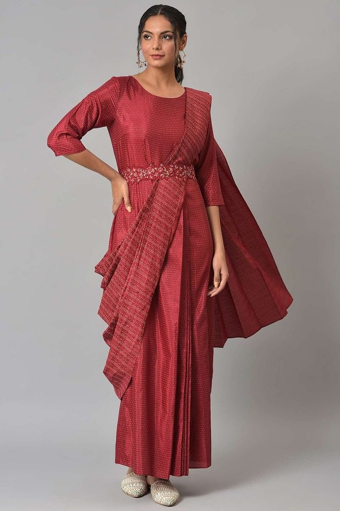 Buy Pink Ghoomar Anarkali by Designer DOT Online at Ogaancom