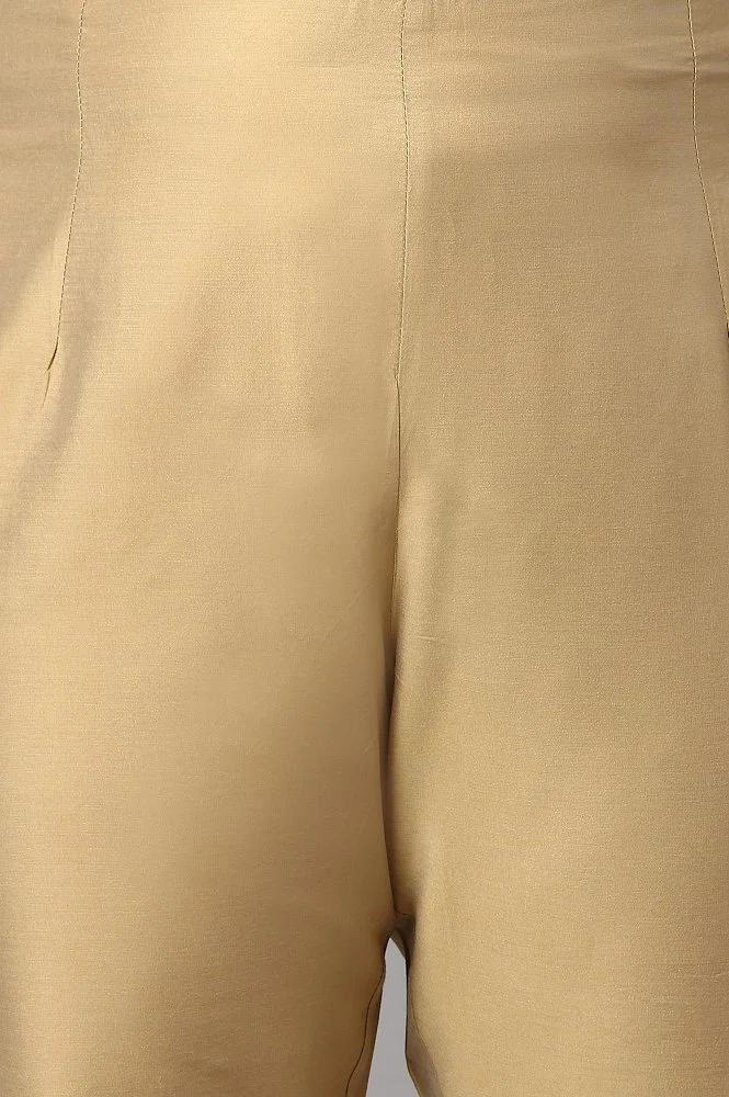Green Mukaish Printed Layered Plus Size kurta with Gold Embroidered Slim  Pants