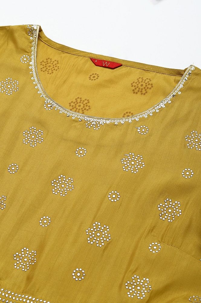 Buy SEEDS OF FUSION Women Ethnic Dress Yellow Dress () Online at Best  Prices in India - JioMart.