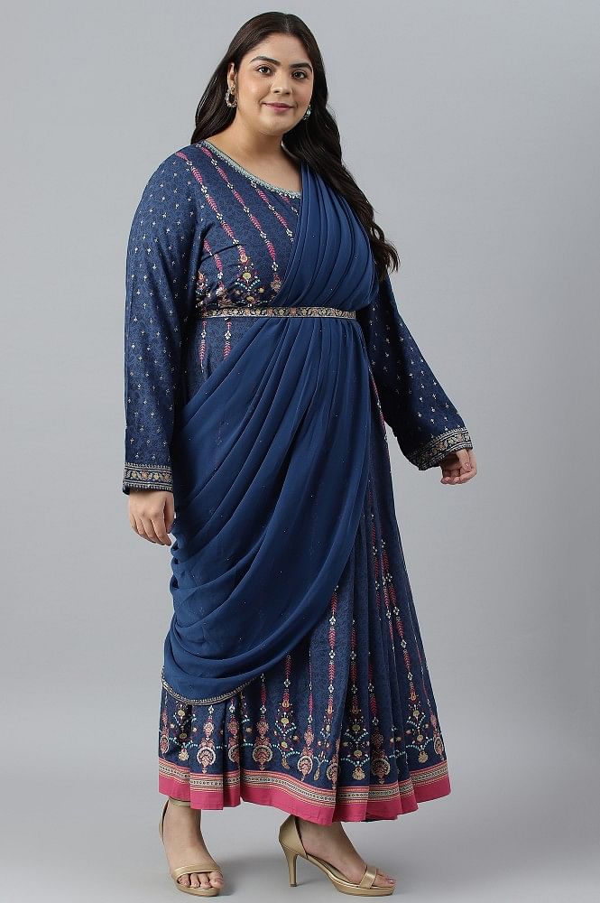 Plus Size Party Wear Gowns Online India|Wedding Reception Gown