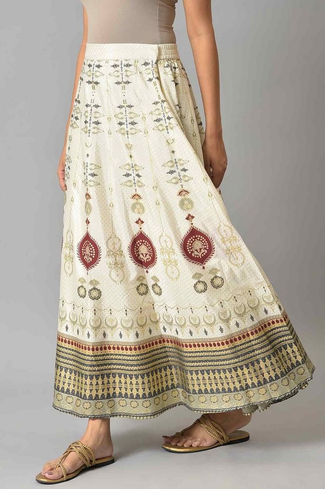 Flared ethnic skirt discount online