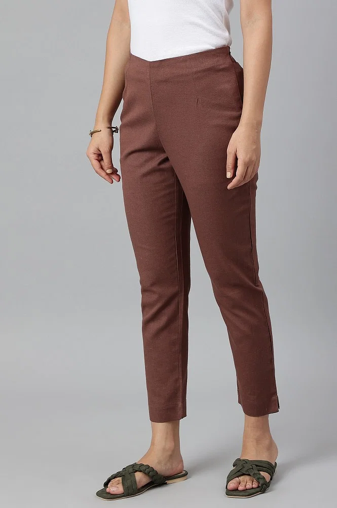HARPA Dyed Women Brown Track Pants - Buy HARPA Dyed Women Brown