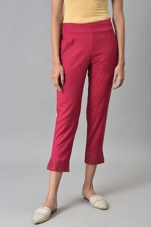 Buy FashionWala Women's Capri Pants (XL, Maroon Red) Online In India At  Discounted Prices