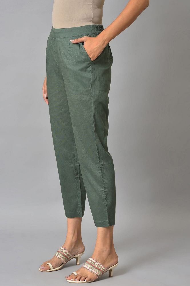 Army Olive Stretch Pants