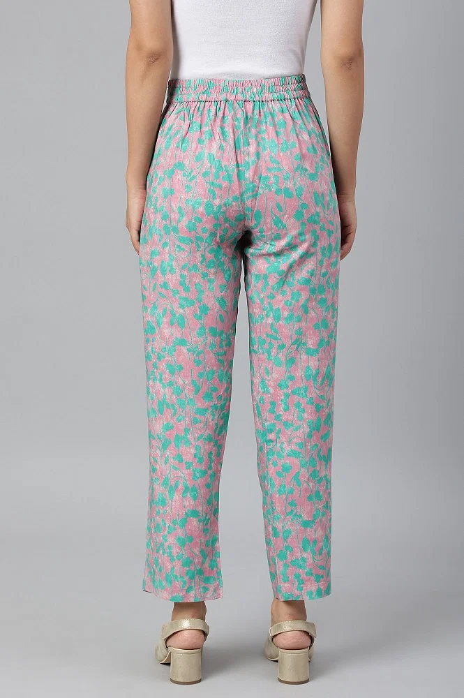 Floral Printed Purple Girls Track Pant and Top, Waist Size: 28.0 at best  price in New Delhi