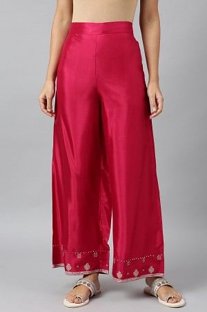 Dusty Pink Parallel Pants  DIVAWALK  Online Shopping for Designer  Jewellery Clothing Handbags in India