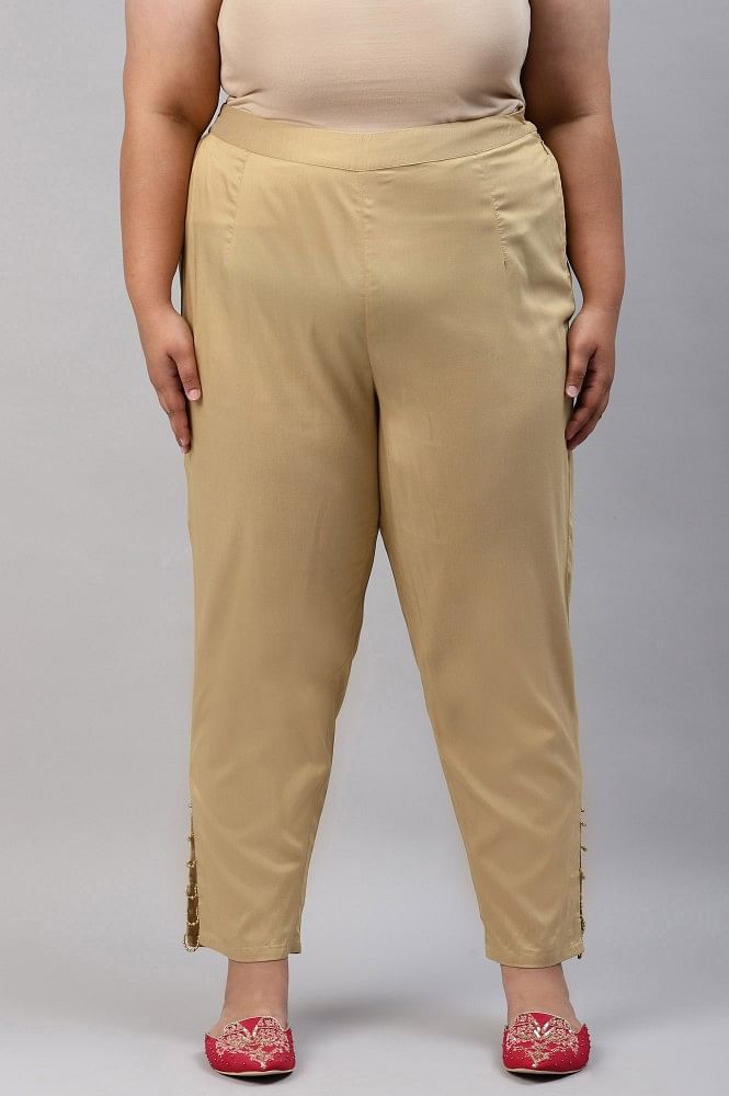 LASTINCH White Stretch Pants | Sizes available up to 8XL