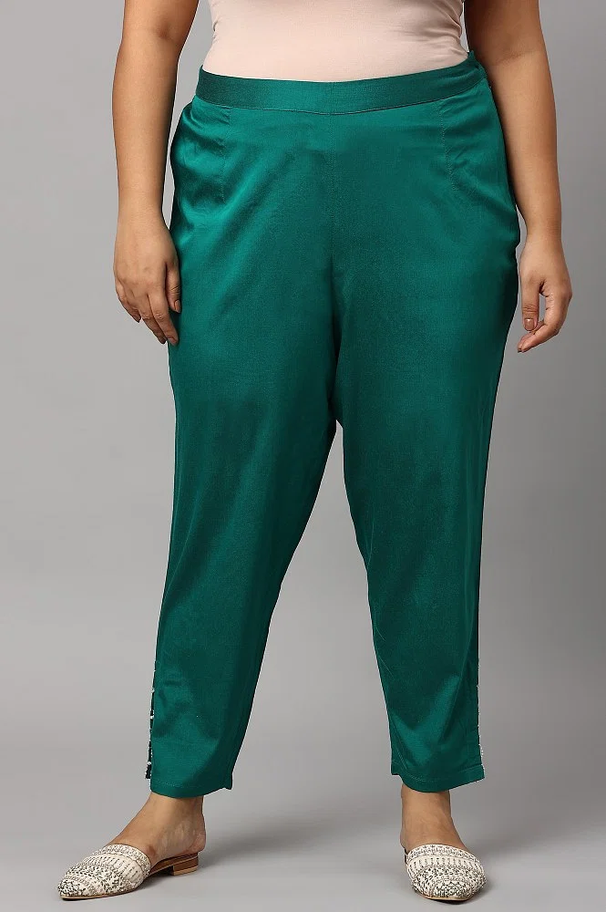 Plus Size Bright Green Pants - Part 2