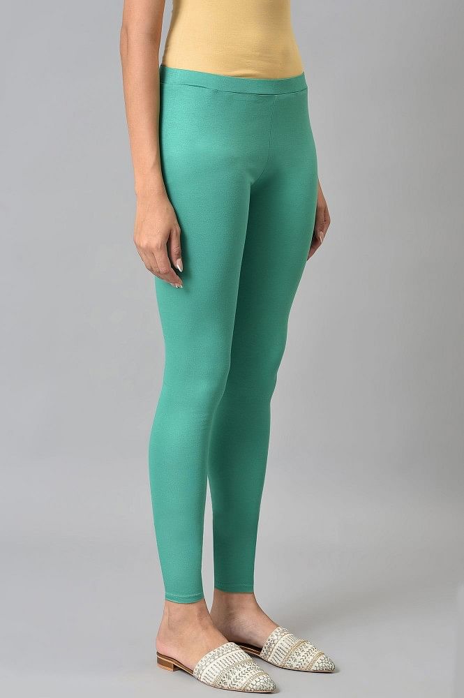 Buy Turquoise Leggings for Women by Popnetic Online | Ajio.com