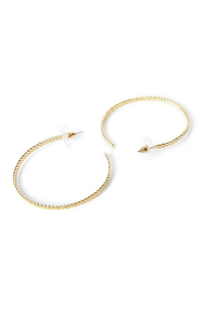 Daily Casual Stainless Steel Anti Tarnish 18K Gold Hoop Earring pair W –  ZIVOM