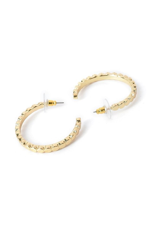Buy Small Gold Hoop Earrings For Daily Use  STAC Fine Jewellery