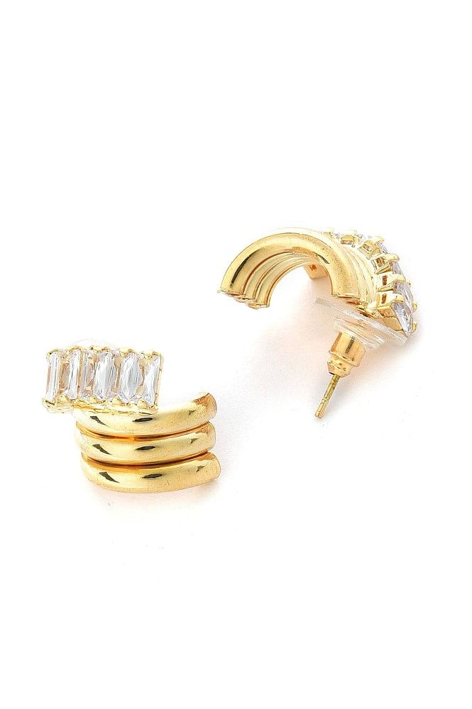 Ear Climber Earrings, Bridal Ear cuff Earrings, Bridal Climber Crystal –  Petite Delights By Ilona Rubin