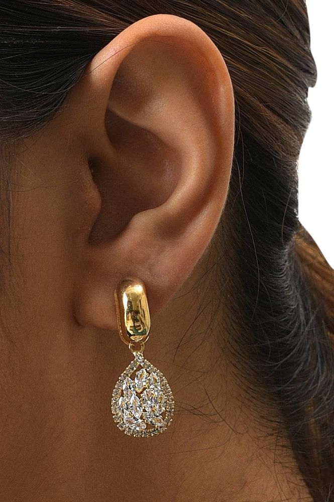 Classic Drizzle Gemstone Drop Earrings Jewellery India Online   CaratLanecom