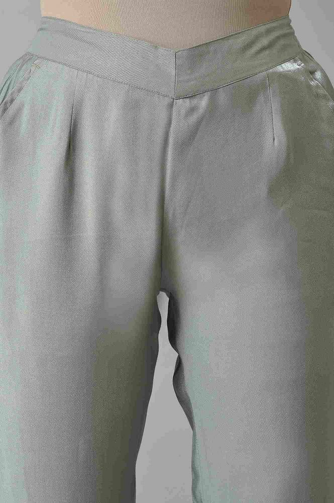 Shop White Cotton Slub Flared Parallel Pants | Jaipur Kurti – Nykaa Fashion