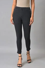 Women's Full Stretchable Ankle Length Slim Fit Ribb Jeggings with Pocket at  Rs 210 in Surat