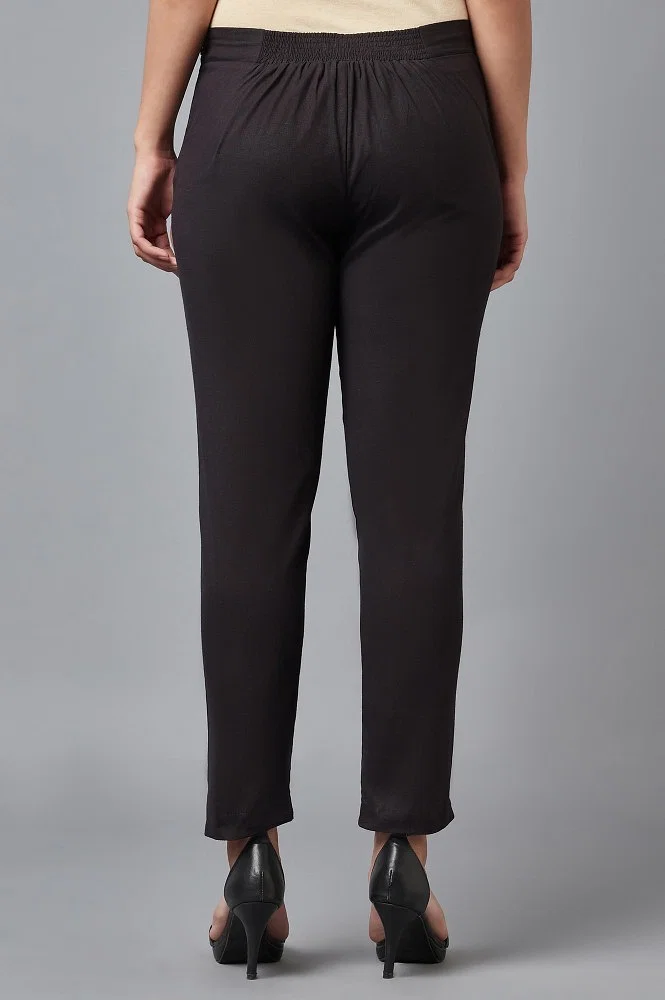 Black Pants Women - Buy Black Pants Women online in India