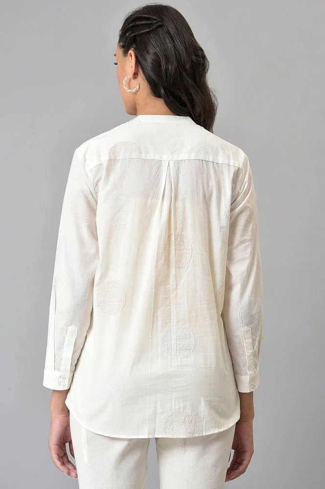 Summer White Cotton Dress – Thread & Button