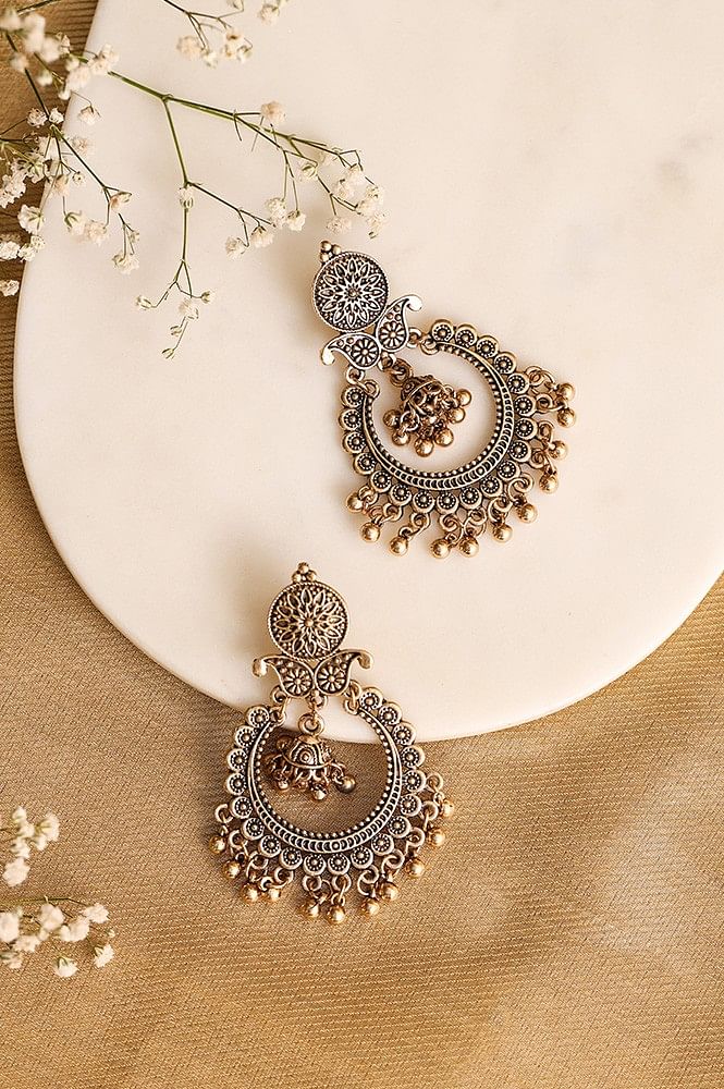Buy Pearl And Ghungroo Earrings for Women Online in India