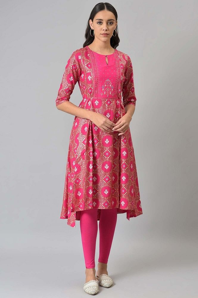 Buy online Dark Pink Silk Dress Material from Suits & Dress material for  Women by Rahi for ₹3999 at 0% off | 2024 Limeroad.com