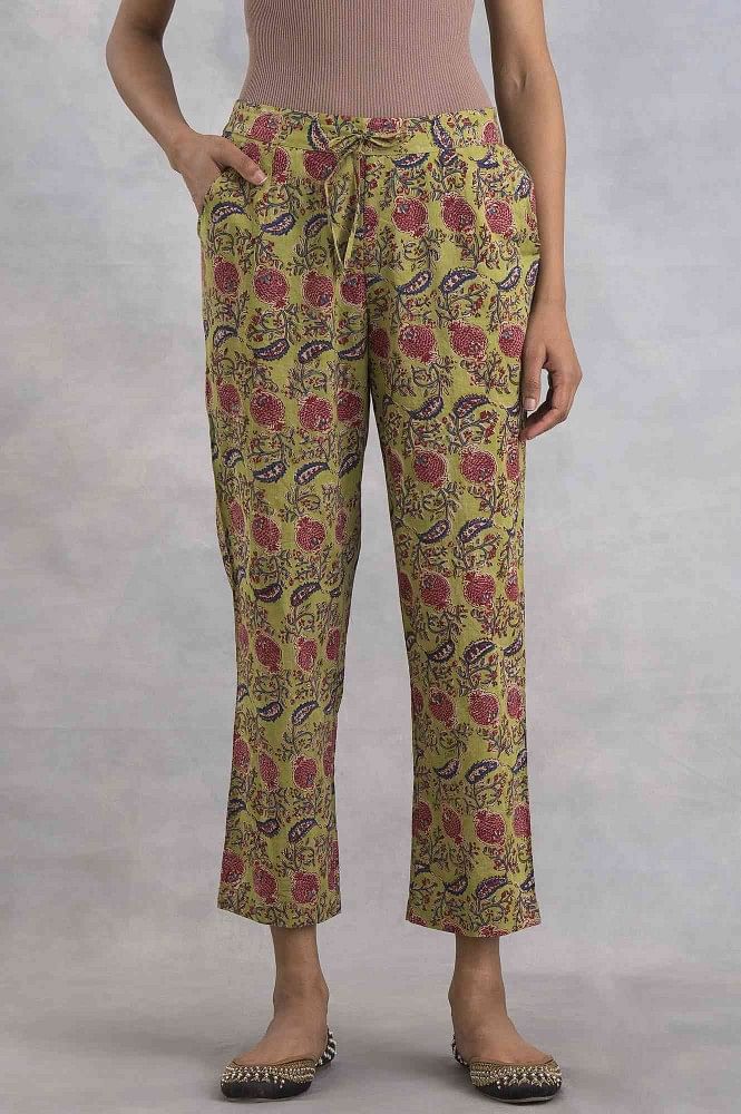 Floral-printed straight pants in multicoloured - Dries Van Noten | Mytheresa