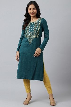 BELLIZA BY LADIES FLAVOUR HEAVY COTTON FLEX EMBROIDERY NEW BEAUTIFUL  STYLISH FANCY SUPER CHARMING DECENT WOMENS READYMADE WINTER KURTI WITH PANT  COLLECTION BEST RATE ONLINE WHOLESELLER IN INDIA AUSTRALIA SINGAPORE -  Reewaz